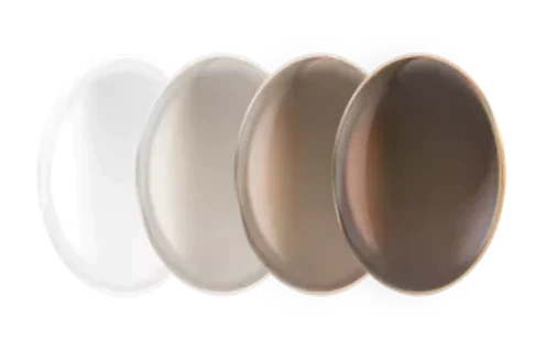 Reglaze Service Varifocal Brown Transitions Anti-Reflective/Scratch Coated Lenses